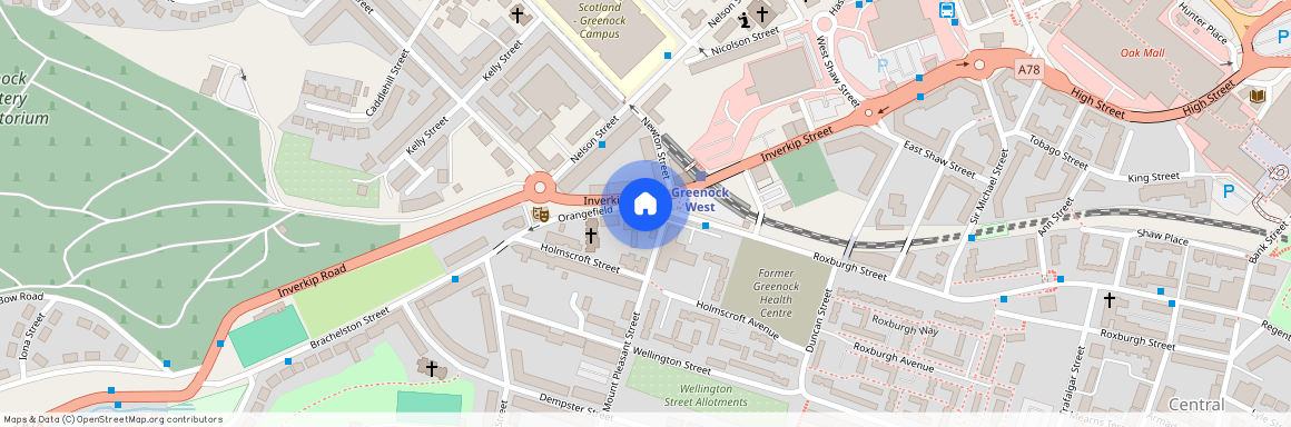 Roxburgh Street, Central, Greenock, PA15