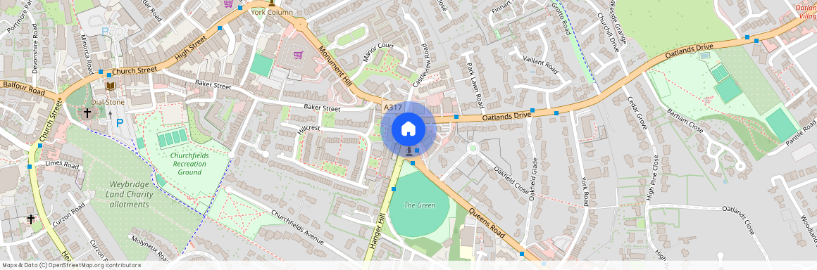 Woodlawn, Hanger Hill, KT13