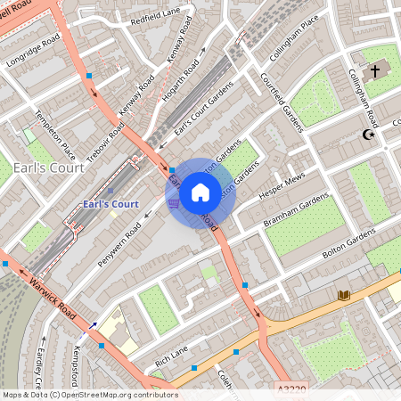 York Mansions, 215 Earls Court Road, Earl's Court, SW5