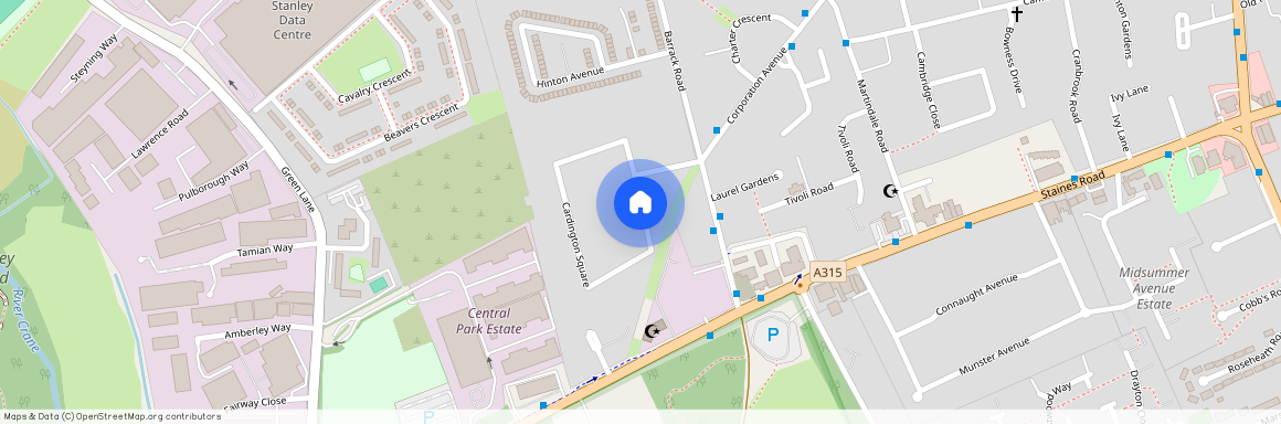 Cardington Square, Hounslow, TW4