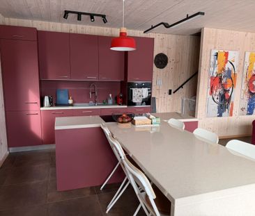 Modern 5.5 pièces élégante maison mitoyenne Minergie, au cSur de Lens - Photo 5