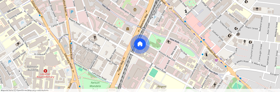 Plot 73 princess road, Classic Bigger Studio at Nationwide, De Montfort Square, LE1