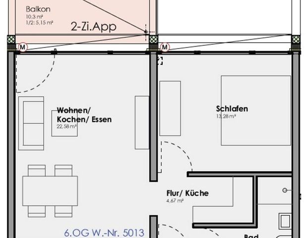 Renovierte 2 ZKB in KL-Bännjerrück - Foto 1