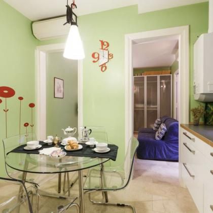 Piazza Navova: Modernly renovated apartment on 2nd floor with elevator. Fully furnished, entrance, kitchen-dining, living room, bedroom and bath. Quiet apartment in beauitufl building, air conditioning, fully equipped and furnished. Rif.#2110 - Photo 5