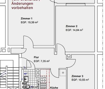 Ansprechende 3 ZKB mit Balkon in Salzmannshausen! - Foto 1