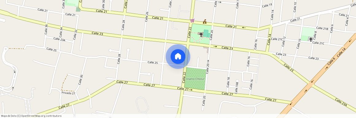 Calle 25, Cholul, Mérida, Yucatán, 97130, México