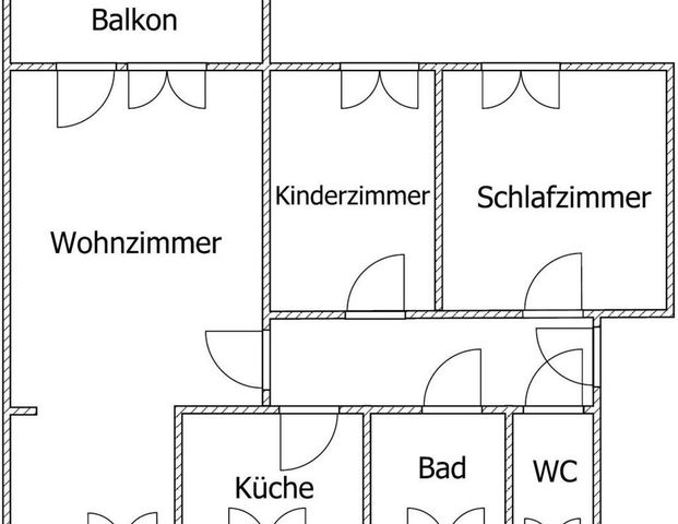 **Schön geschnittene 3-Zimmerwohnung!!Balkon + Eigener Gartenabteil!!*** - Foto 1