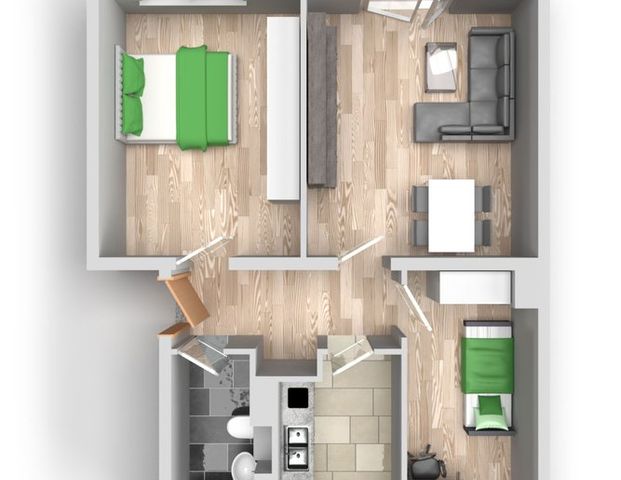 3-Raum-Wohnung Paul-Suhr-Straße 82b - Foto 1