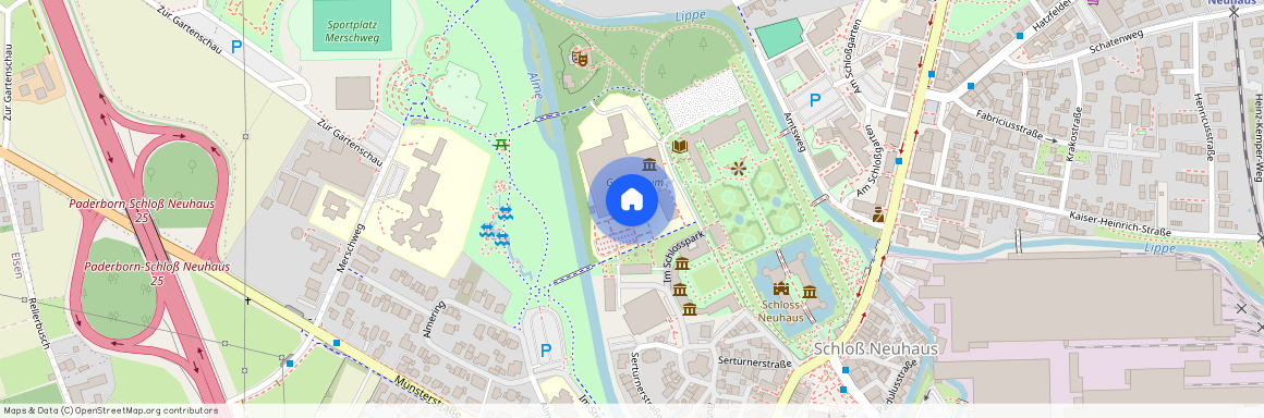 33104, Paderborn  Schloß Neuhaus Schloß Neuhaus Nordrhein-Westfalen