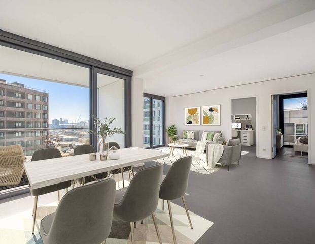 Modern Living at The Colonnades - Exklusives 3-Zimmer-Apartment mit zwei Loggien und Einbauküche - Foto 1