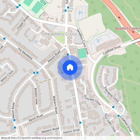 Evesham Road, Headless Cross, Redditch