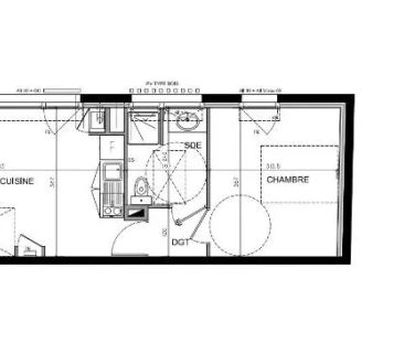Appartement à louer 2 pièces 39.39m² - Photo 3