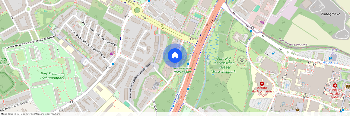 Rue Neerveld - Neerveldstraat 107C, 1200 Woluwe-Saint-Lambert - Sint-Lambrechts-Woluwe, Belgium