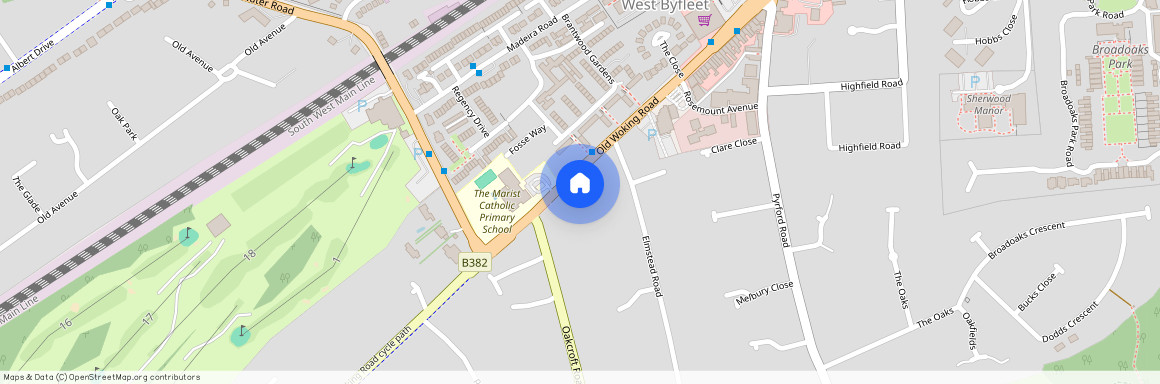 Old Woking Road, West Byfleet, KT14