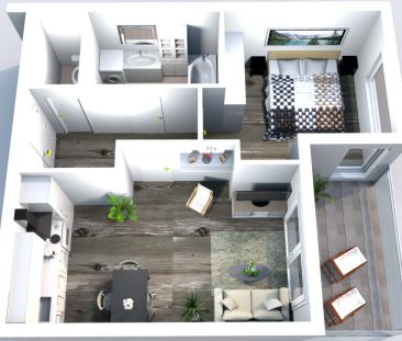Stillvolle möblierte 2-Zimmer Wohnung nahe dem Pöstlingberg - Photo 4
