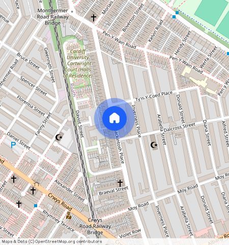 CF24 4RS Roath, Wales, Cardiff