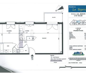 Location Appartement 2 pièces 48m² ORLEANS 45000 - Photo 6