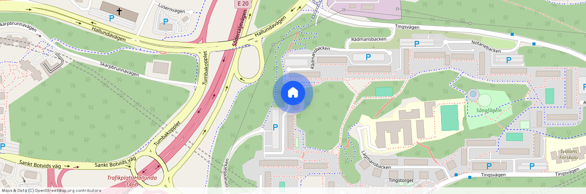 Domarebacken 48, Alby