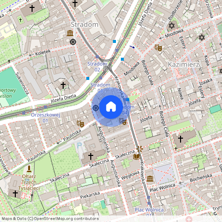 ul. Meiselsa, Kazimierz, Stare Miasto, Kraków, małopolskie