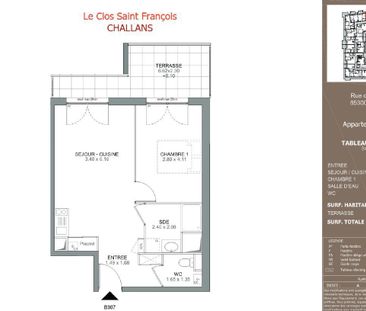 Location Appartement 2 pièces 42m² CHALLANS 85300 - Photo 2