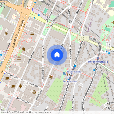 Werastr., 70182 Stuttgart - Stuttgart-Mitte