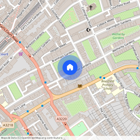 Bramham Gardens, Earls Court SW5