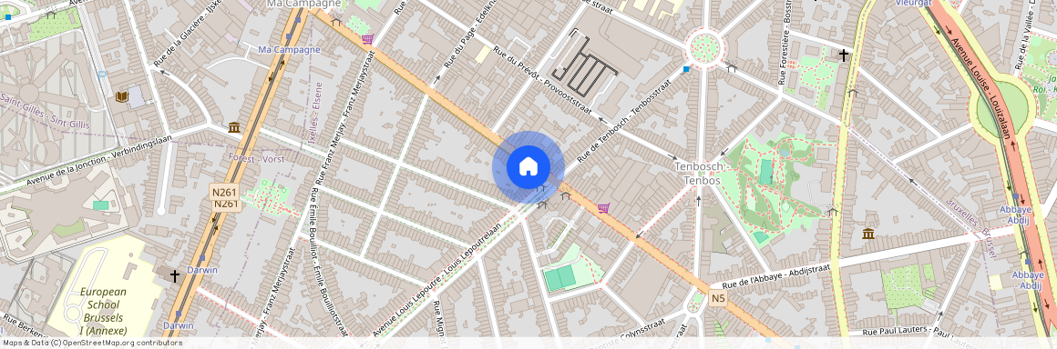 rue Emile Lecomte 4, 1050, Brussel 5, Brussel  5