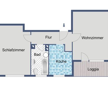 Schönes Zuhause - Gemütliche Balkonwohnung für Sie! - Photo 6