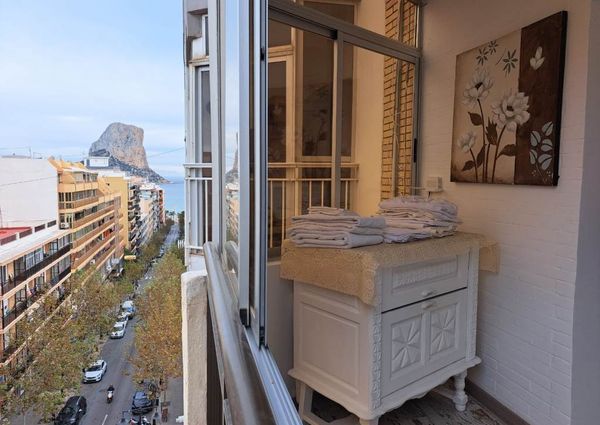 Renovated 2 bedroom apartment for rent in Calpe with pool