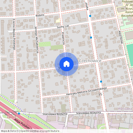 ul. Henryka Melcera-Szczawińskiego, Czechowice, Ursus, Warszawa, mazowieckie