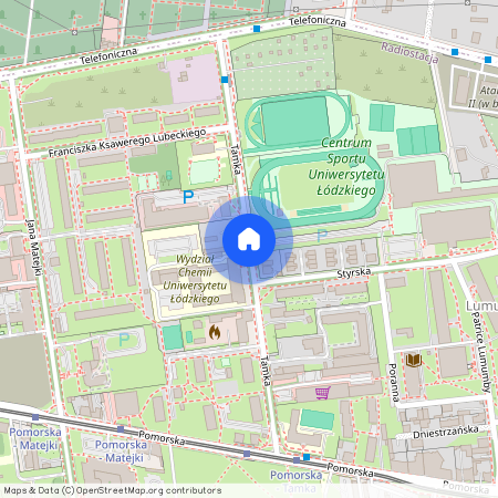 ul. Tamka, Radiostacja, Śródmieście, Łódź, łódzkie