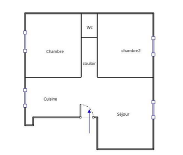 3 pièces - Meublé - 56,2 m² - 2ème étage - Colocation autorisée - Photo 6