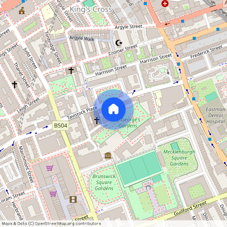 Regent Square, Bloomsbury, London, WC1H