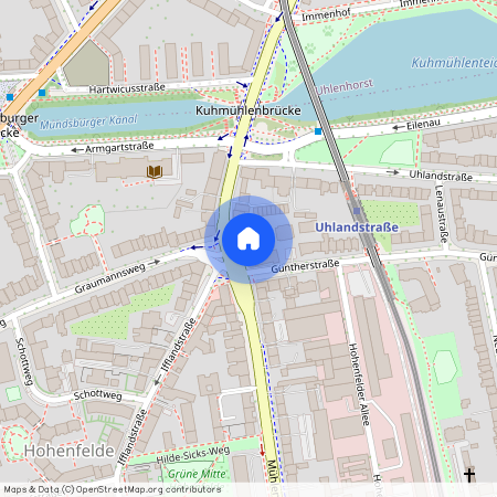 Kuhmühle 4+4a, 22087 Hamburg-Nord - Hamburg Hohenfelde