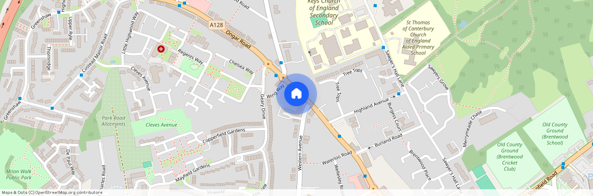 Ongar Road, Brentwood