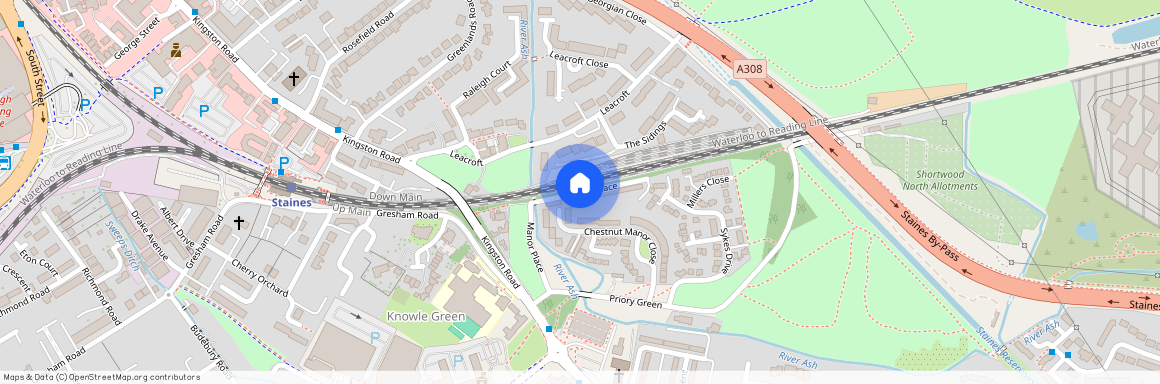 Manor Place, Staines, Middlesex, TW18