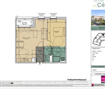 location Appartement T2 DE 48.11m² À WAMBRECHIES - Photo 2