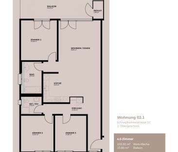 "Moderne Familienwohnung mit folgendem Ausbau" - Foto 5