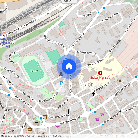 9100, Herisau, Kreuzstrasse, 1