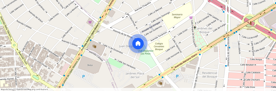 Calle Capuchinas, Zona de estudio, Guadalajara, Región Centro, Jalisco, 44510, México