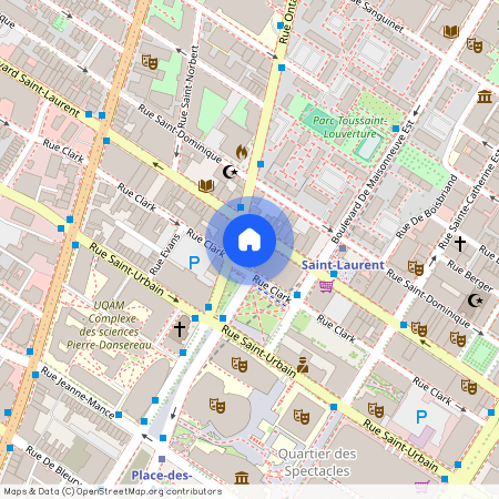 1625, Rue Clark, 612, Montréal (Ville-Marie)