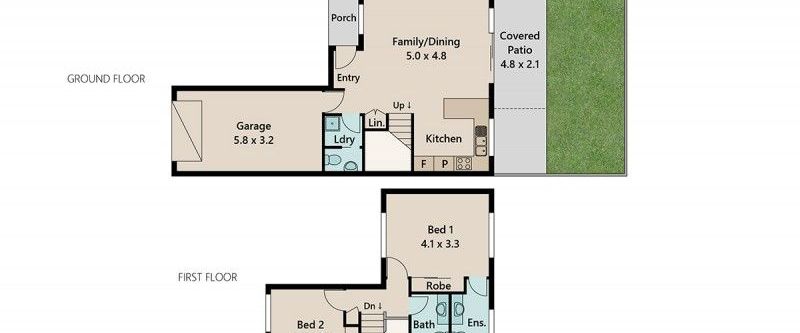 Spacious 2-beds townhouse for rent - Photo 1