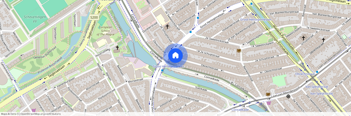 Sweelinckplein en omgeving, 2517 VJ, Obrechtstraat, Den Haag