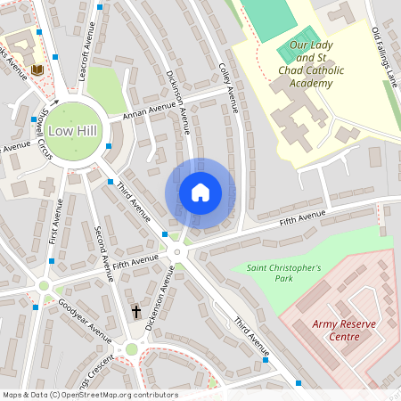 Dickinson Avenue, Low Hill, Bushbury, Wolverhampton, West Midlands, WV10
