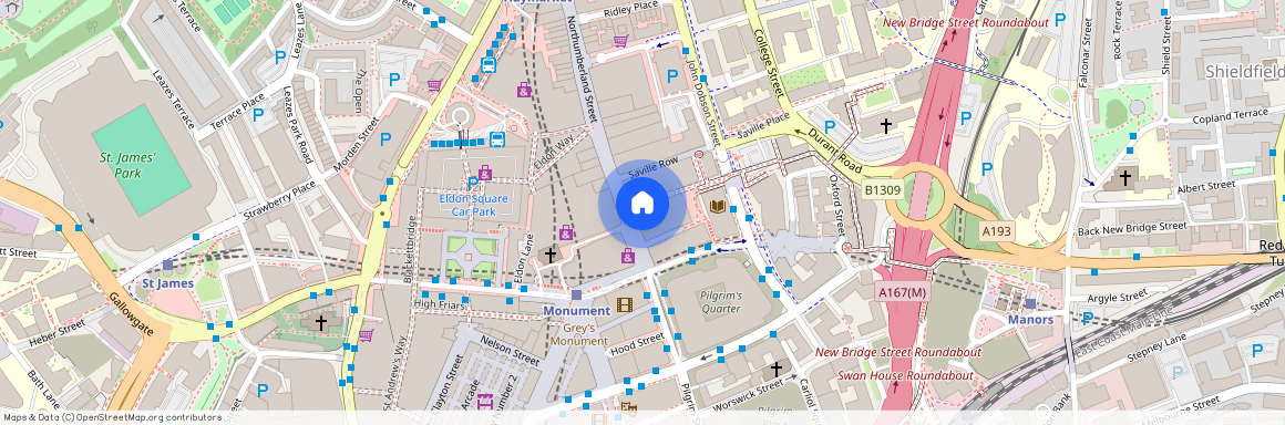 - Northumberland Street, City Centre, NE1