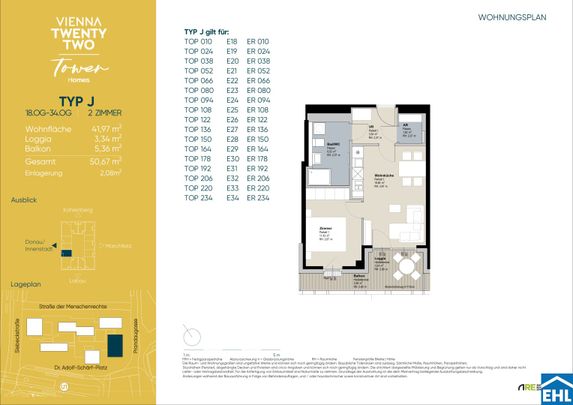 TOWER HOMES – Exklusiver Erstbezug bei der U1! - Photo 1