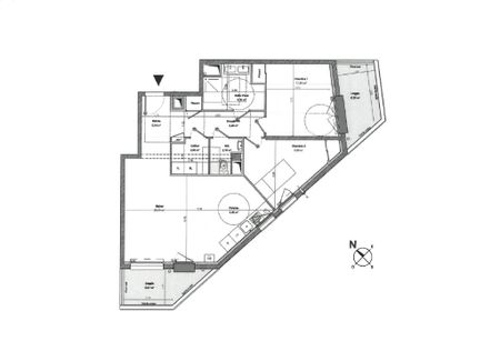 A LOUER - SAINT NAZAIRE GARE - T3 RECENT LUMINEUX de 69.63 m² - PARKING ET CAVE - Photo 4