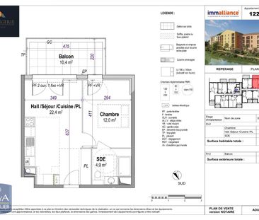 Location Appartement 2 pièces 38m² ORANGE 84100 - Photo 2