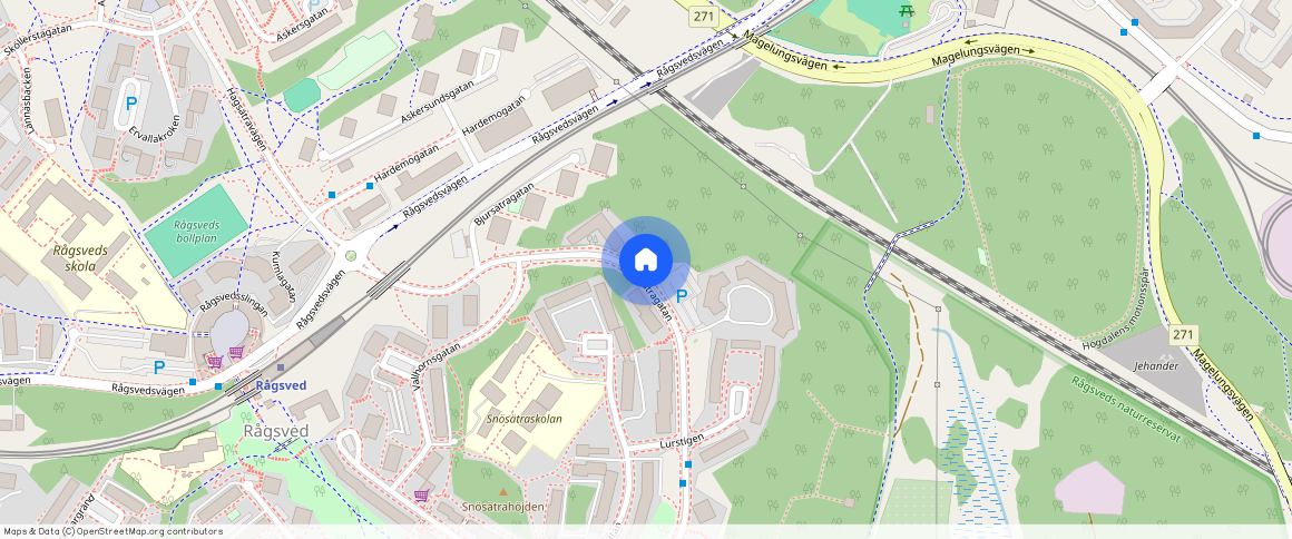 Bjursätragatan **, Rågsved