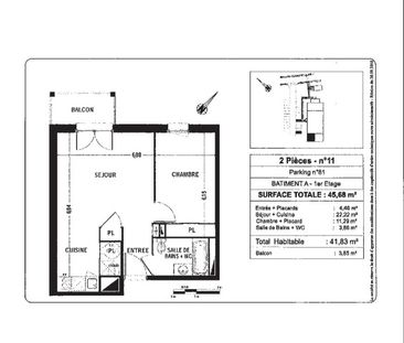 Location Appartement 2 pièces 41m² DOUAI 59500 - Photo 4